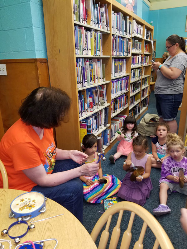 Mrs. Greene and the Children “Making Music”