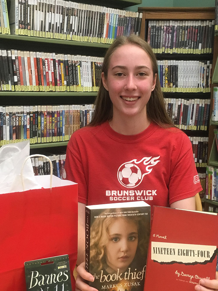 Second Teen Winner, Bernadette, won a Barnes & Noble gift card and two books